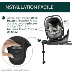Siège-auto first seat recline i-size lunar rock