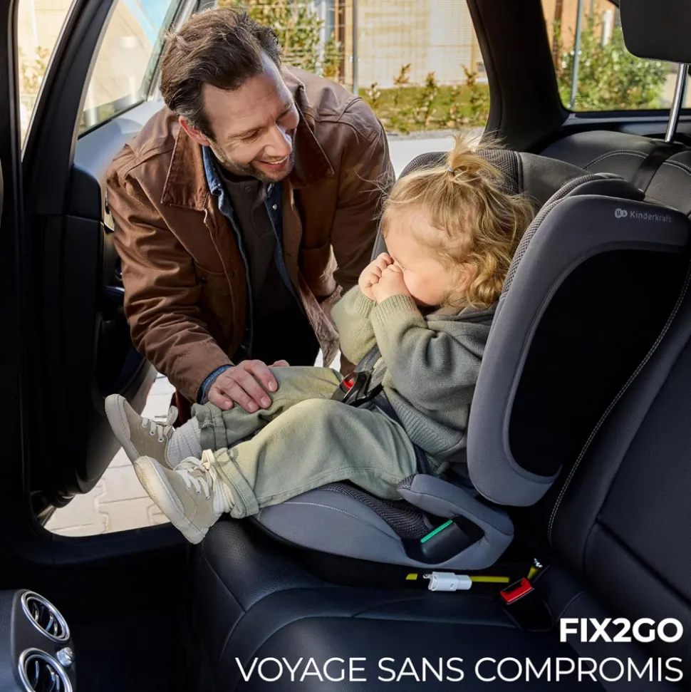 Siège auto fix2go i-size gris