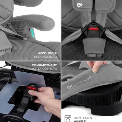 Siège auto fix2go i-size gris