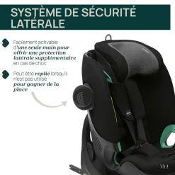 Siège auto fullseat 360 i-size avec base black satin