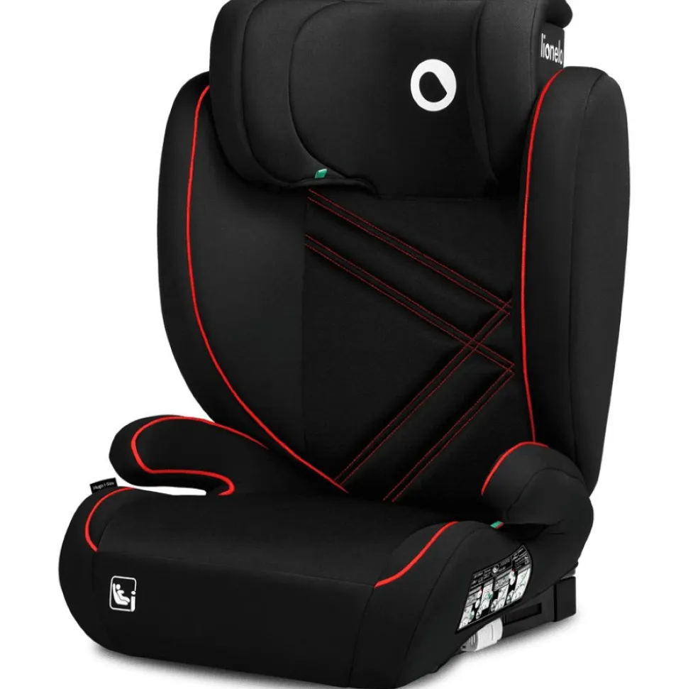 Siège auto hugo i-size sporty black red