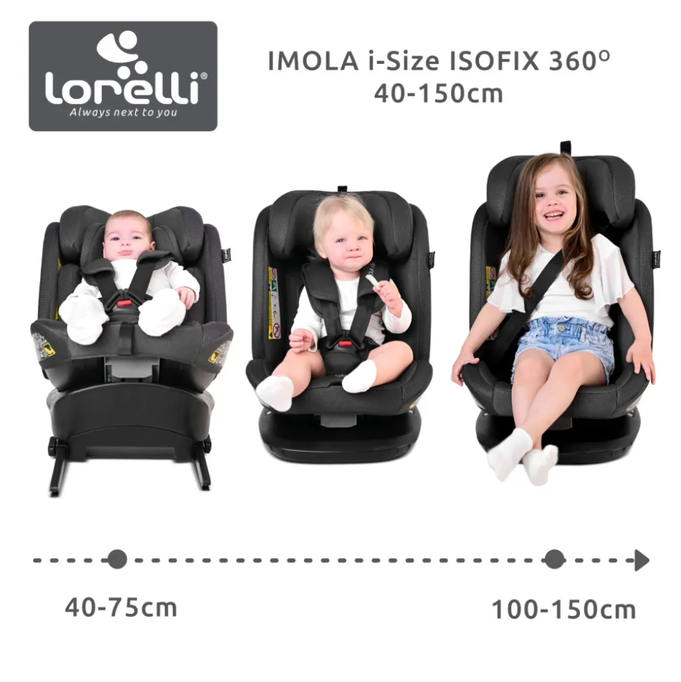 Siège auto imola i-size 40-150 cm vert