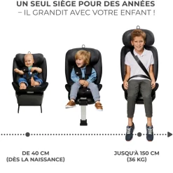 Siège auto i-360² plus i-size gris