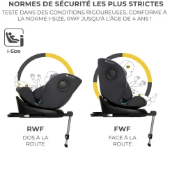 Siège auto i-360² plus i-size gris