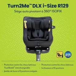 Siège auto i-size turn2me dlx iron