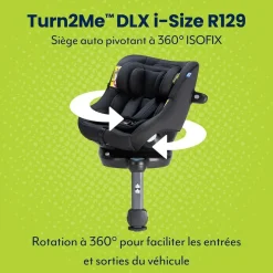 Siège auto i-size turn2me dlx iron