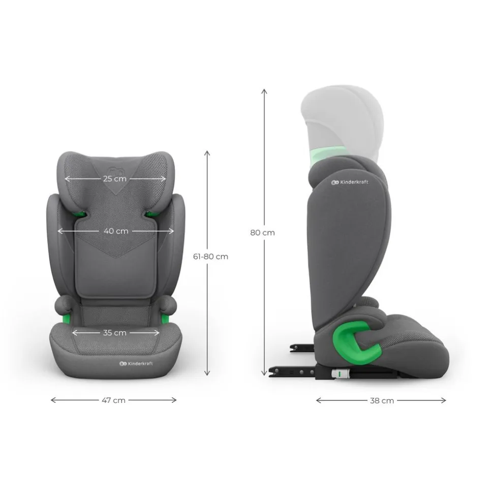 Siège auto junior fix 2 plus i-size - grey