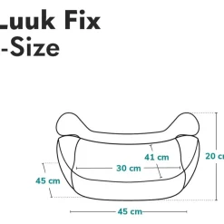 Siège auto luuk fix i-size black carbon