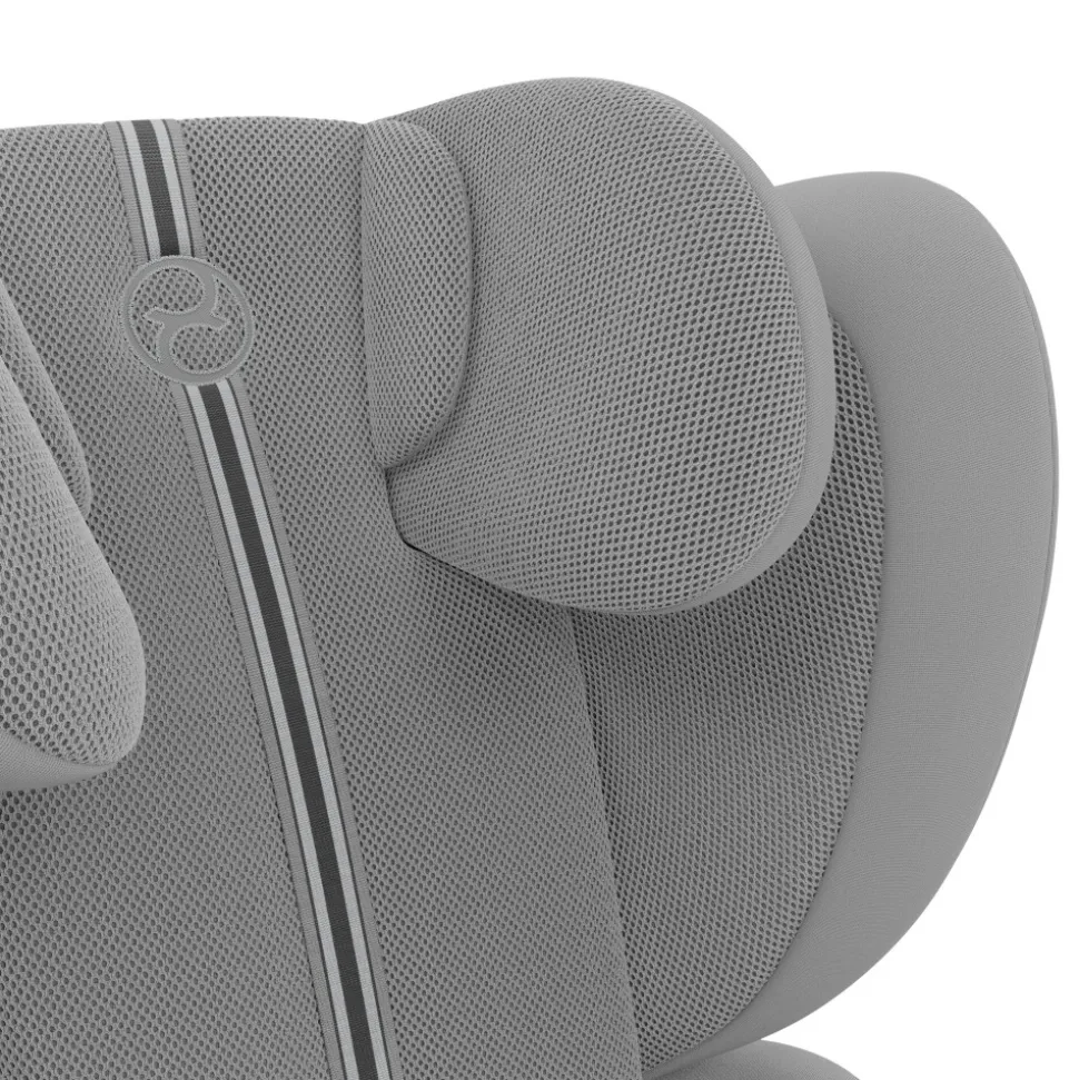 Siège auto pliable i-size solution g2 i-fix tissu plus stone grey