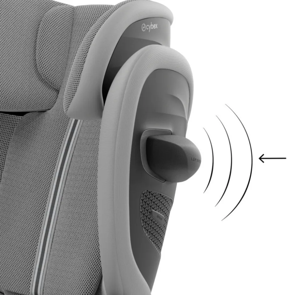 Siège auto pliable i-size solution g2 i-fix tissu plus stone grey