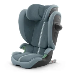 Siège auto pliable i-size solution g2 i-fix tissu plus stormy blue