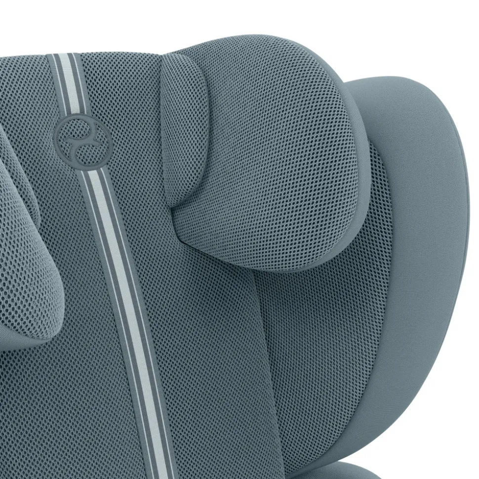 Siège auto pliable i-size solution g2 i-fix tissu plus stormy blue