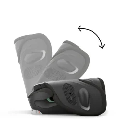 Siège auto pliable i-size solution g2 i-fix magic black