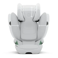 Siège auto pliable i-size solution g2 i-fix fog grey