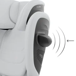 Siège auto pliable i-size solution g2 i-fix fog grey