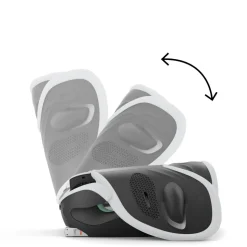 Siège auto pliable i-size solution g2 i-fix fog grey