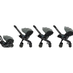 Siège auto poussette doona x slate green