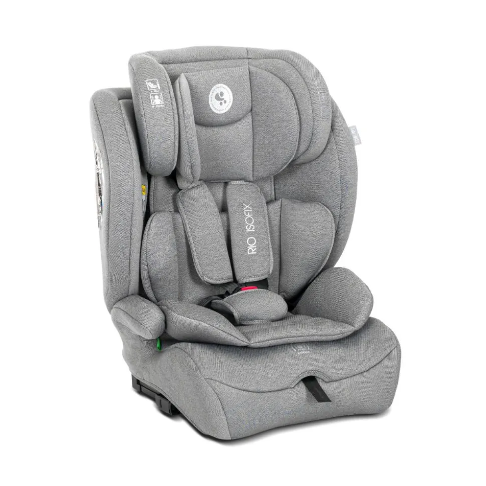 Siège auto rio 76-150 cm isofix gris