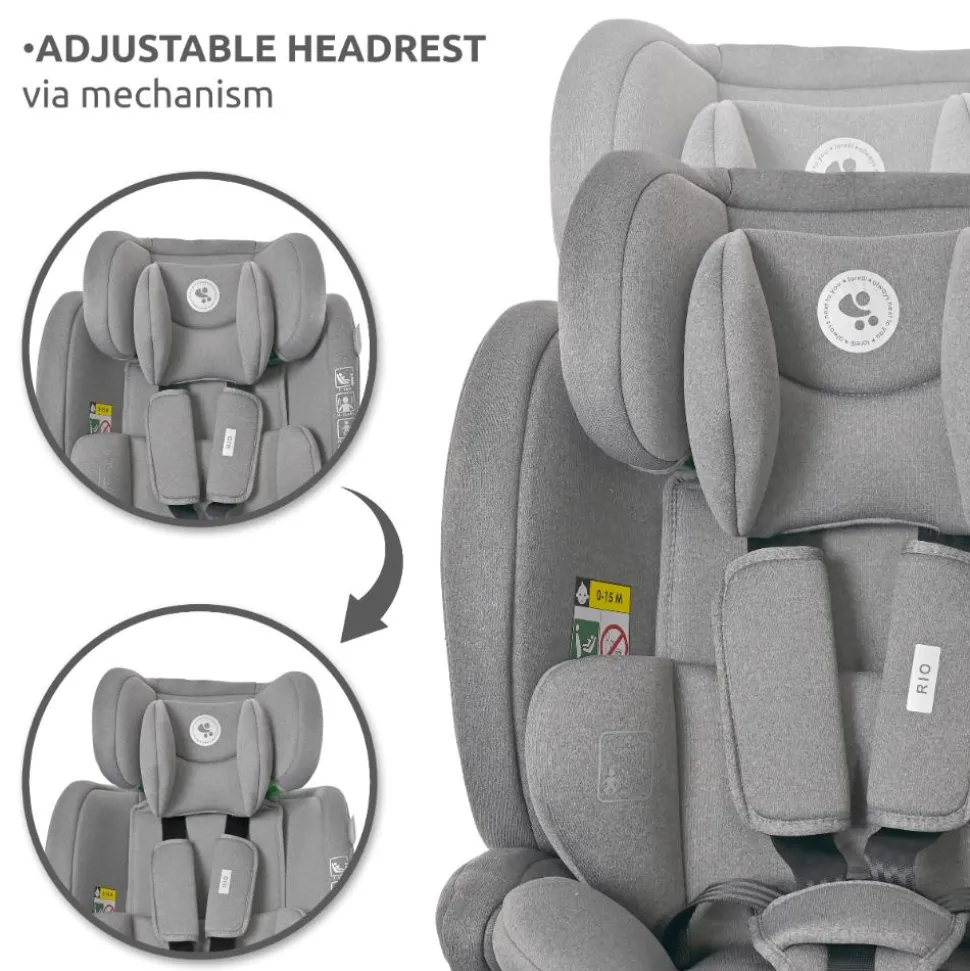 Siège auto rio 76-150 cm isofix vert