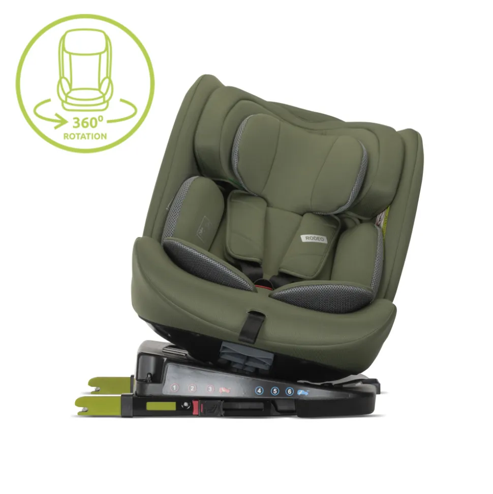 Siège auto rodéo 40-150cm isofix vert
