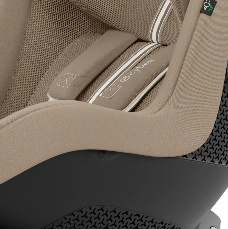 Siège auto sirona gi i-size tissu plus almond beige avec base intégrée