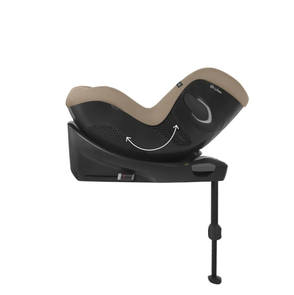 Siège auto sirona gi i-size tissu plus almond beige avec base intégrée