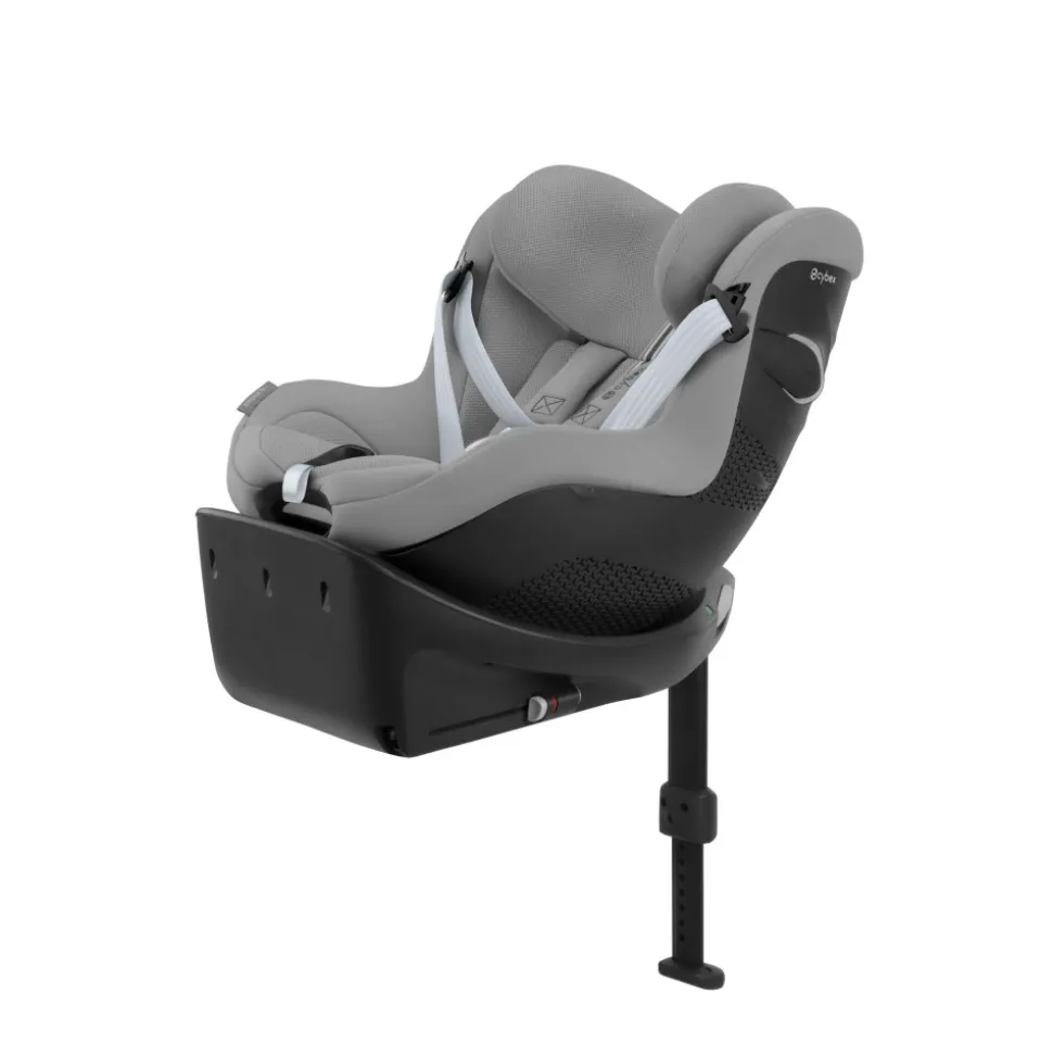Siège auto sirona gi i-size tissu plus stone grey avec base intégrée