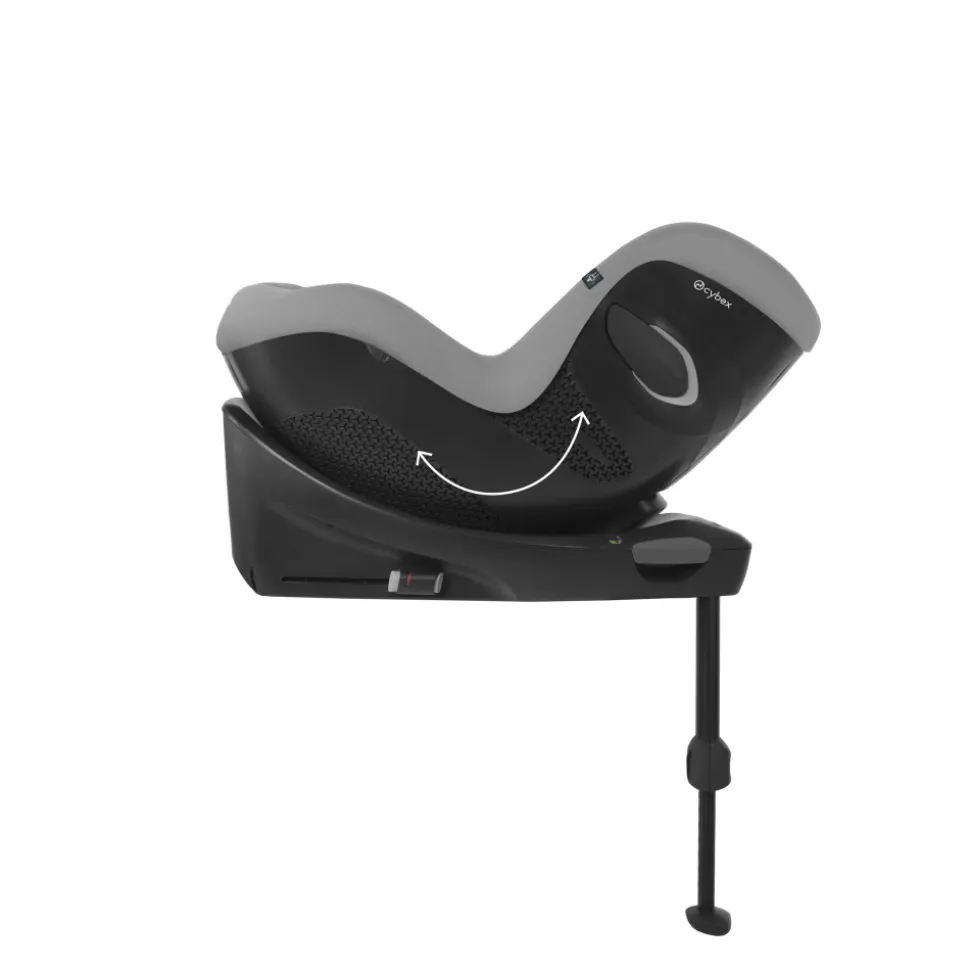 Siège auto sirona gi i-size tissu plus stone grey avec base intégrée