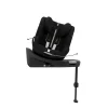 Siège auto sirona g3 i-size rotatif tissu plus moon black