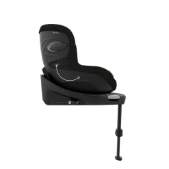 Siège auto sirona g3 i-size rotatif tissu plus moon black