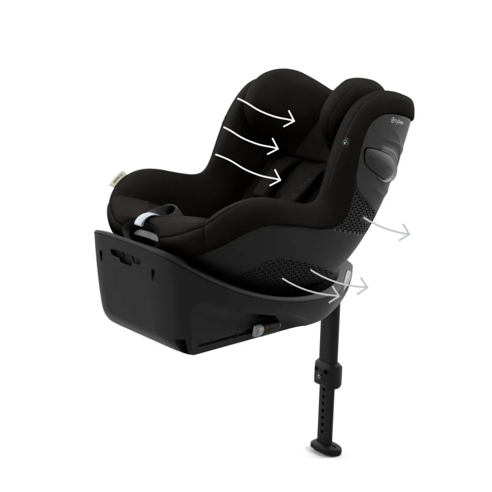 Siège auto sirona g3 i-size rotatif magic black