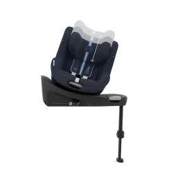 Siège auto sirona g i-size tissu plus hibiscus red