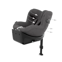 Siège auto sirona ti i-size tissu plus mirage grey