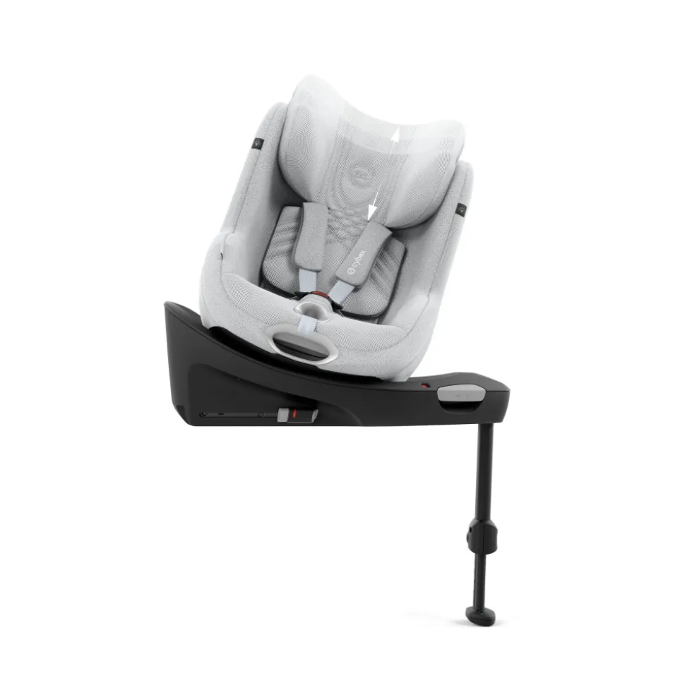 Siège auto sirona ti i-size tissu plus platinum white