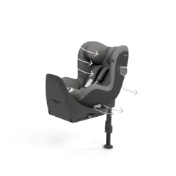 Siège auto sirona t i-size mirage grey