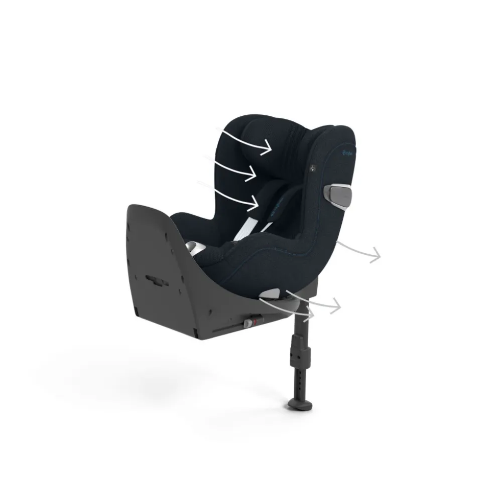Siège auto sirona t i-size tissu plus nautical blue