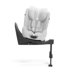 Siège auto sirona t i-size tissu plus platinum white