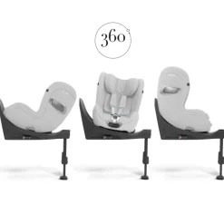 Siège auto sirona t i-size tissu plus platinum white