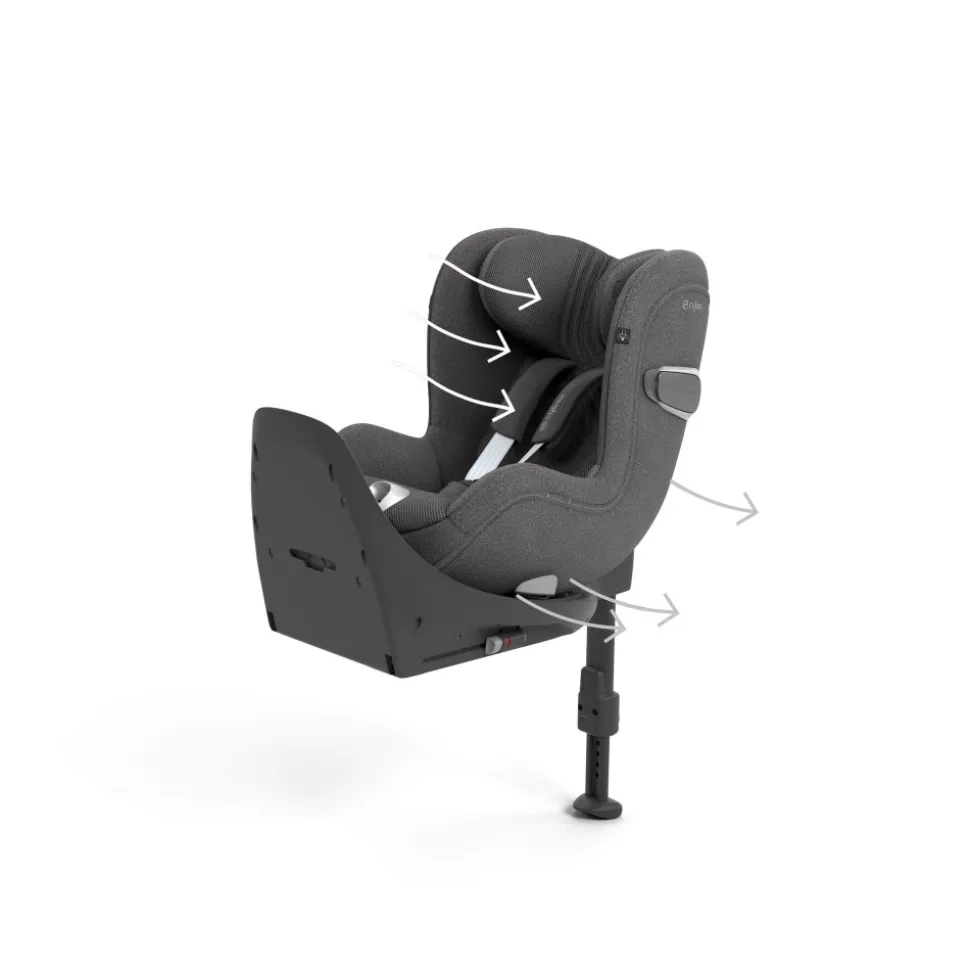Siège auto sirona t i-size tissu plus mirage grey