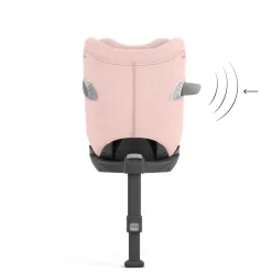Siège auto sirona t i-size tissu plus peach pink