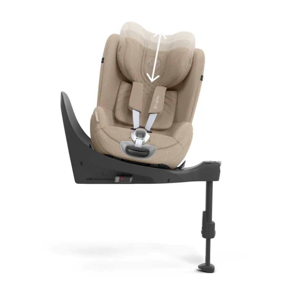 Siège auto sirona t i-size tissu plus cozy beige