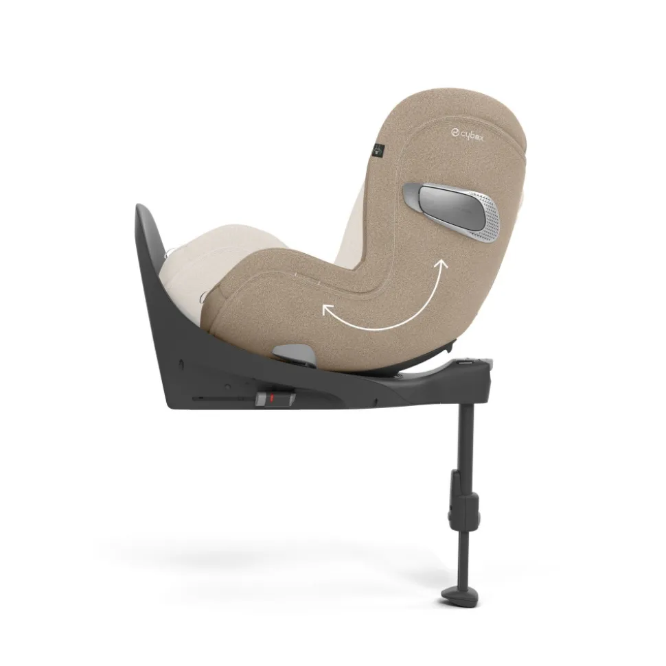 Siège auto sirona t i-size tissu plus cozy beige