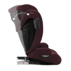 Siège auto solution b3 i-fix dynamic red