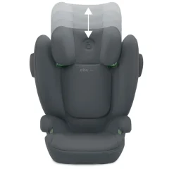 Siège auto solution b3 i-fix steel grey