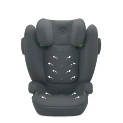 Siège auto solution b3 i-fix steel grey