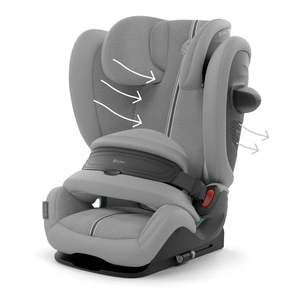 Siège auto évolutif pallas g3 i-size tissu plus stone grey