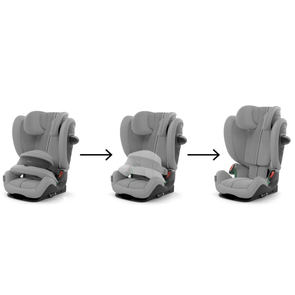 Siège auto évolutif pallas g3 i-size tissu plus stone grey