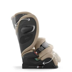 Siège auto évolutif pallas g3 i-size tissu plus almond beige