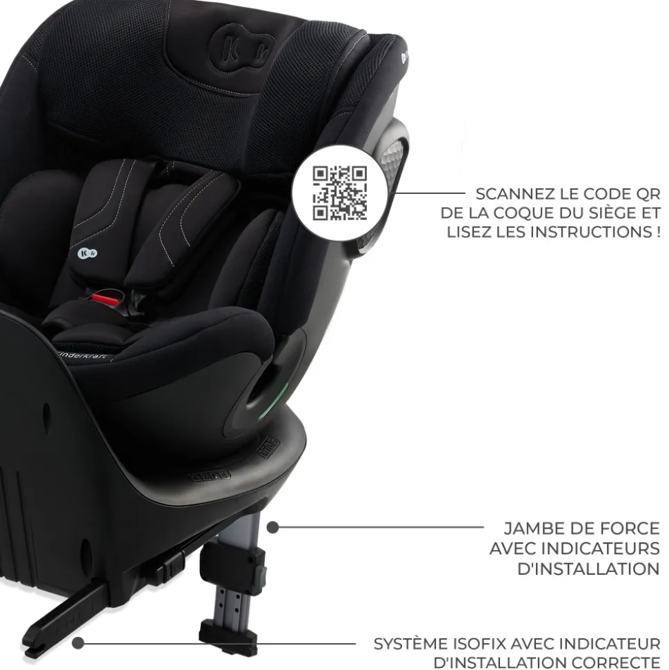 Siège auto xrider 2 i-size black