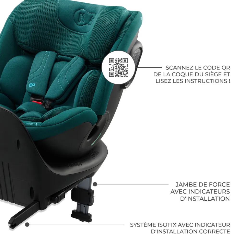 Siège auto xrider 2 i-size green